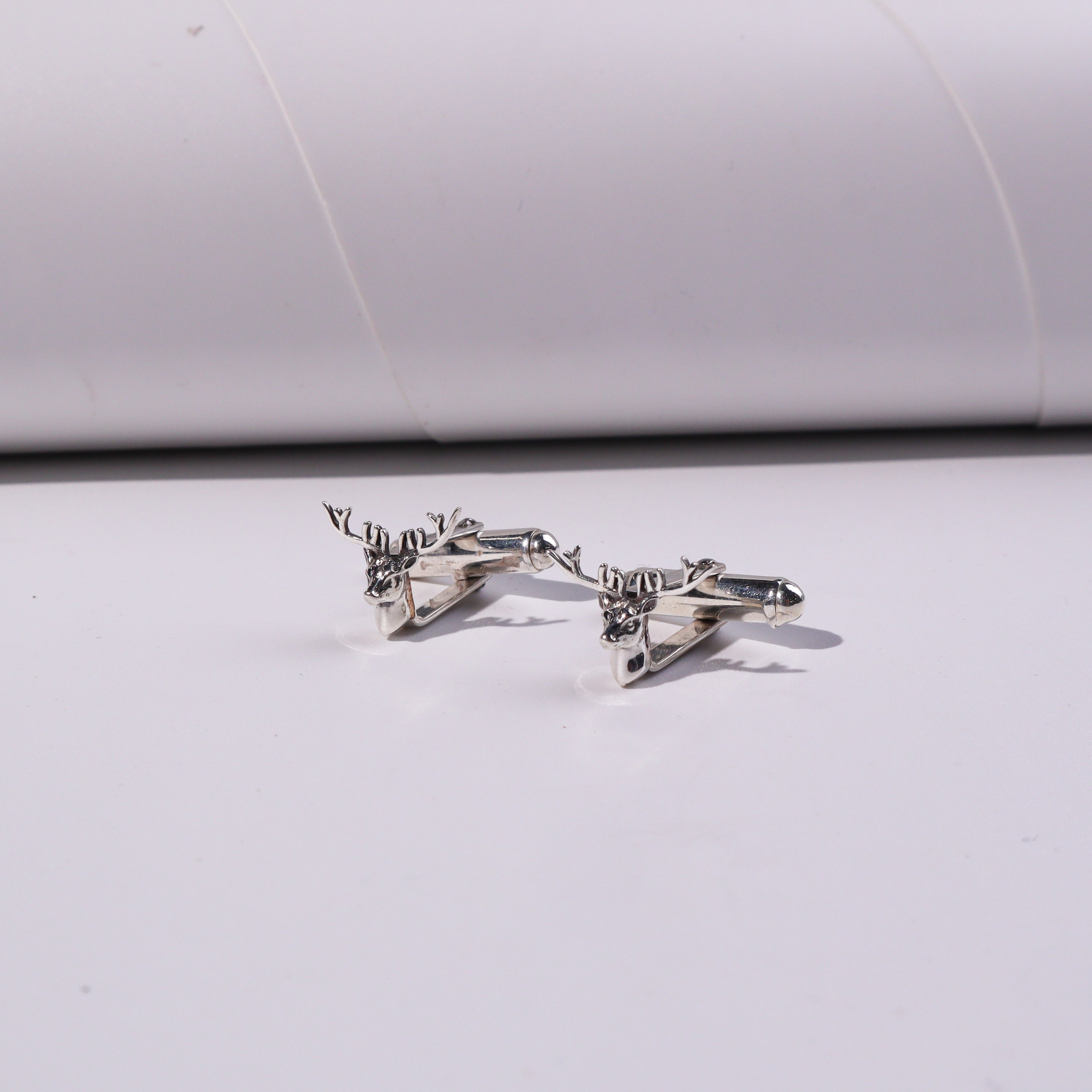 Silver Deer Cufflinks