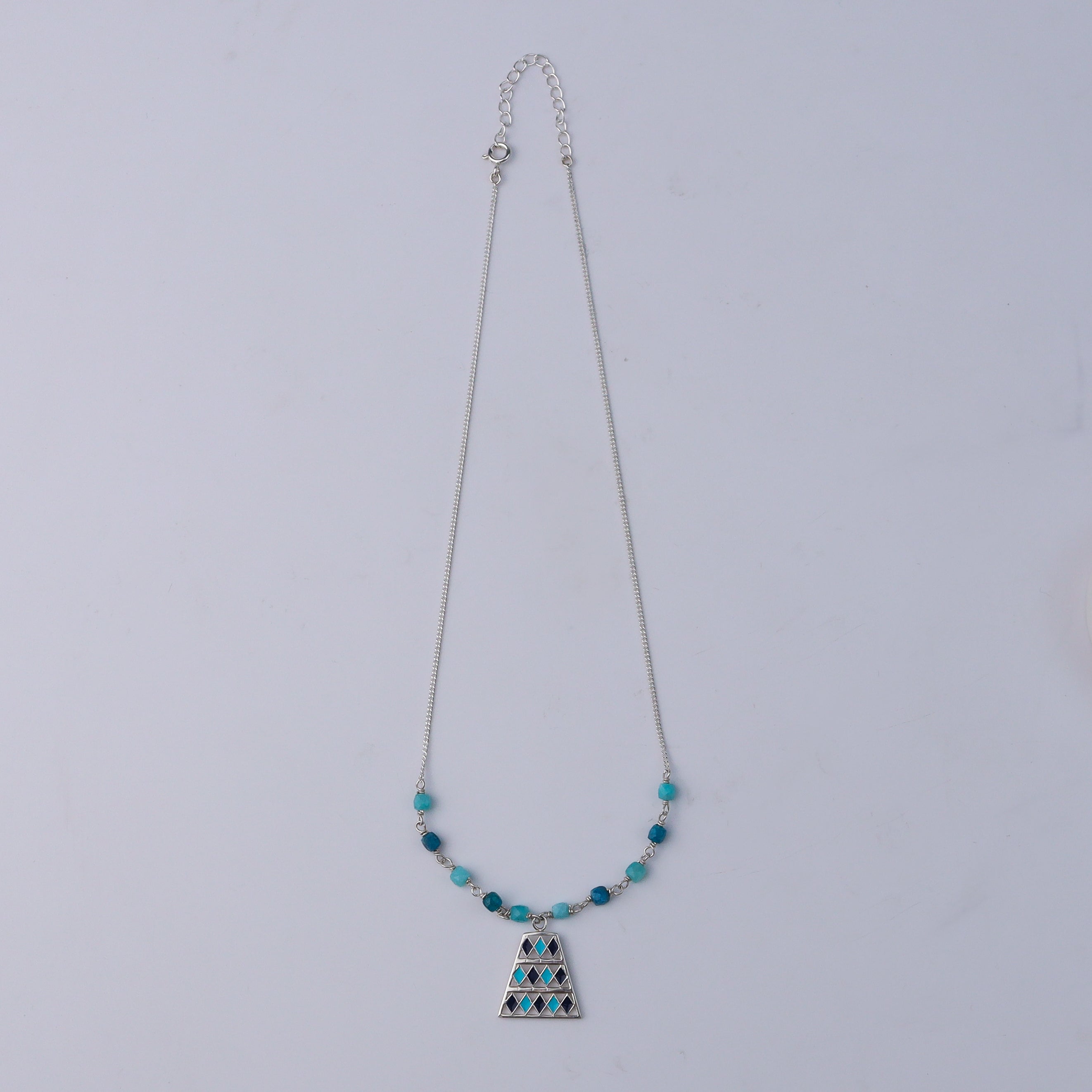 Blue Edge Necklace