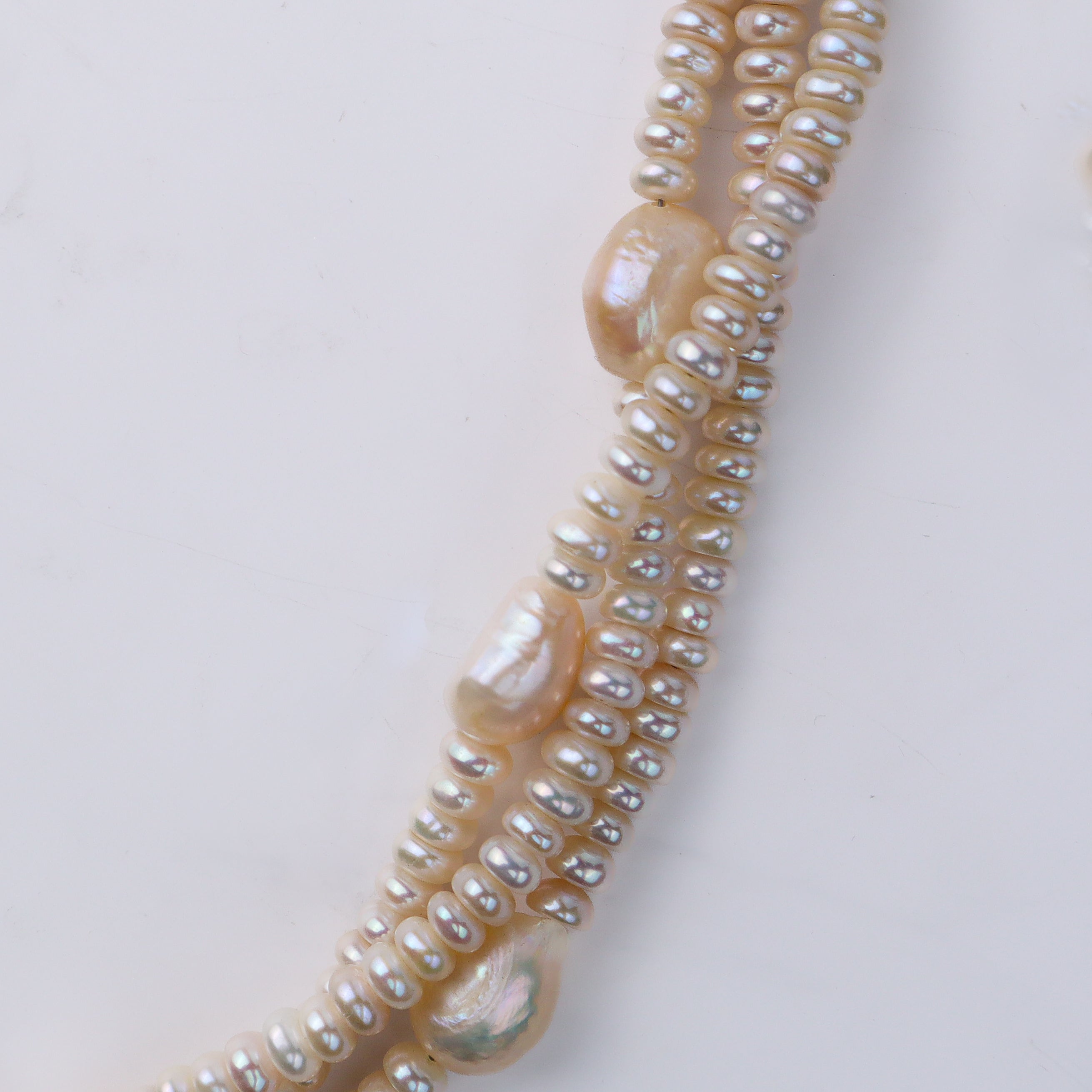 Pearl Cluster Necklace