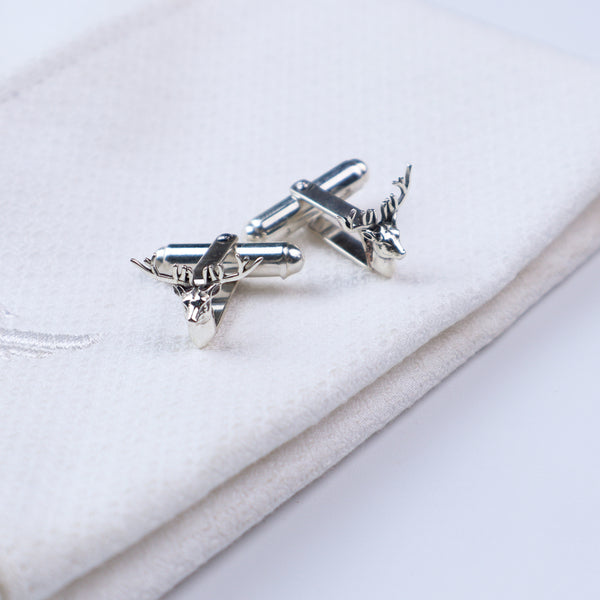 Silver Deer Cufflinks