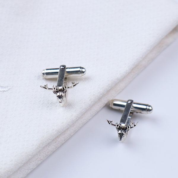 Silver Deer Cufflinks