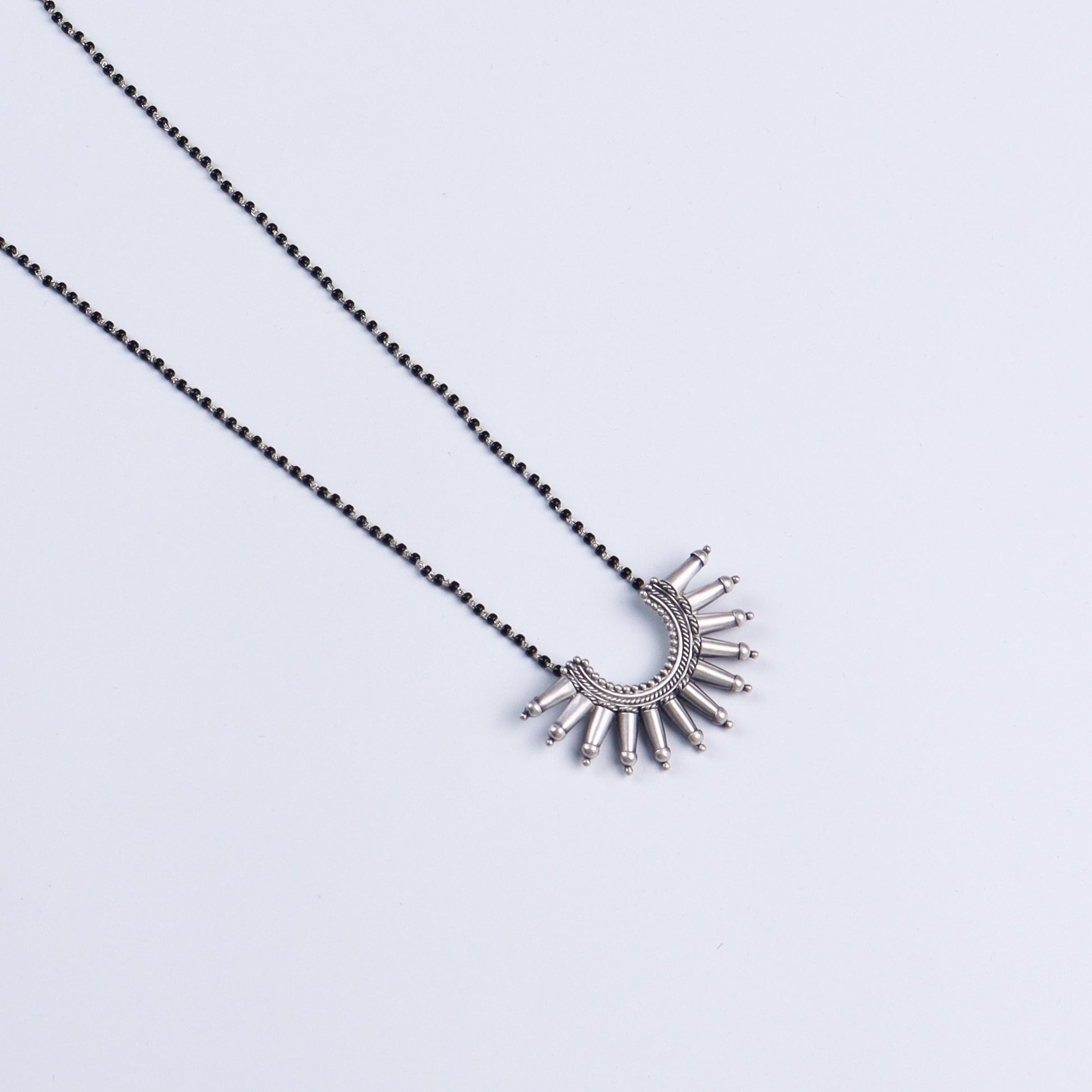 Silver Surya Kiran String Mangalsutra