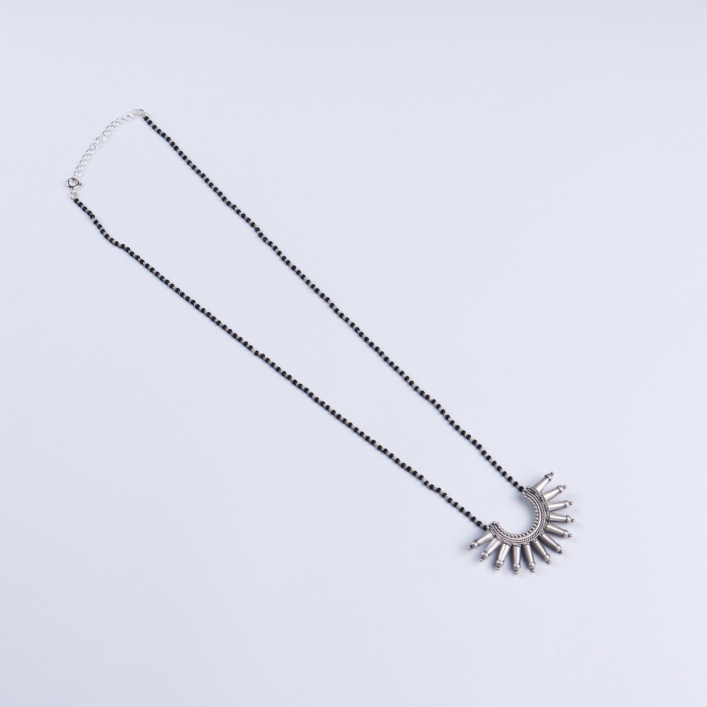 Silver Surya Kiran String Mangalsutra