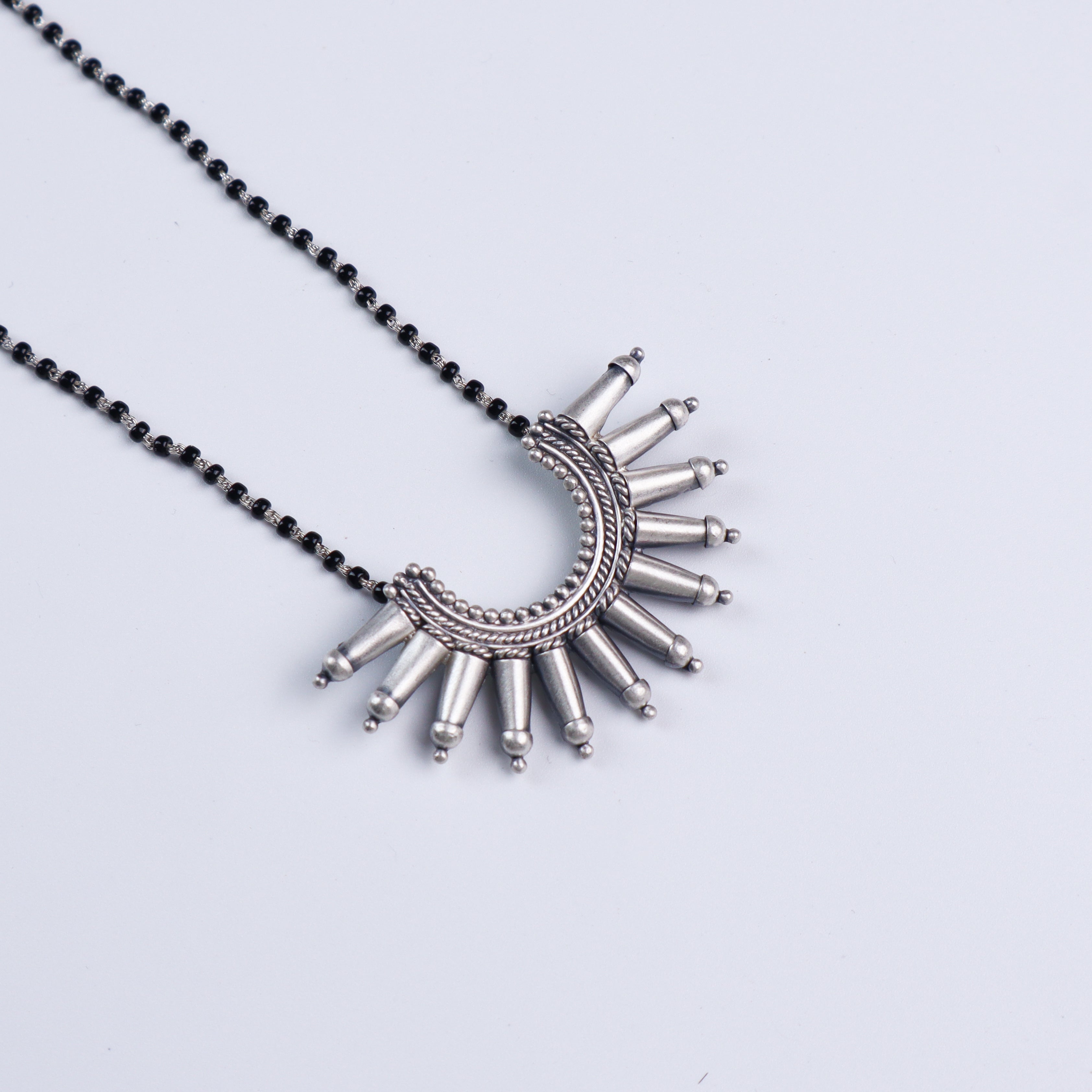 Silver Surya Kiran String Mangalsutra