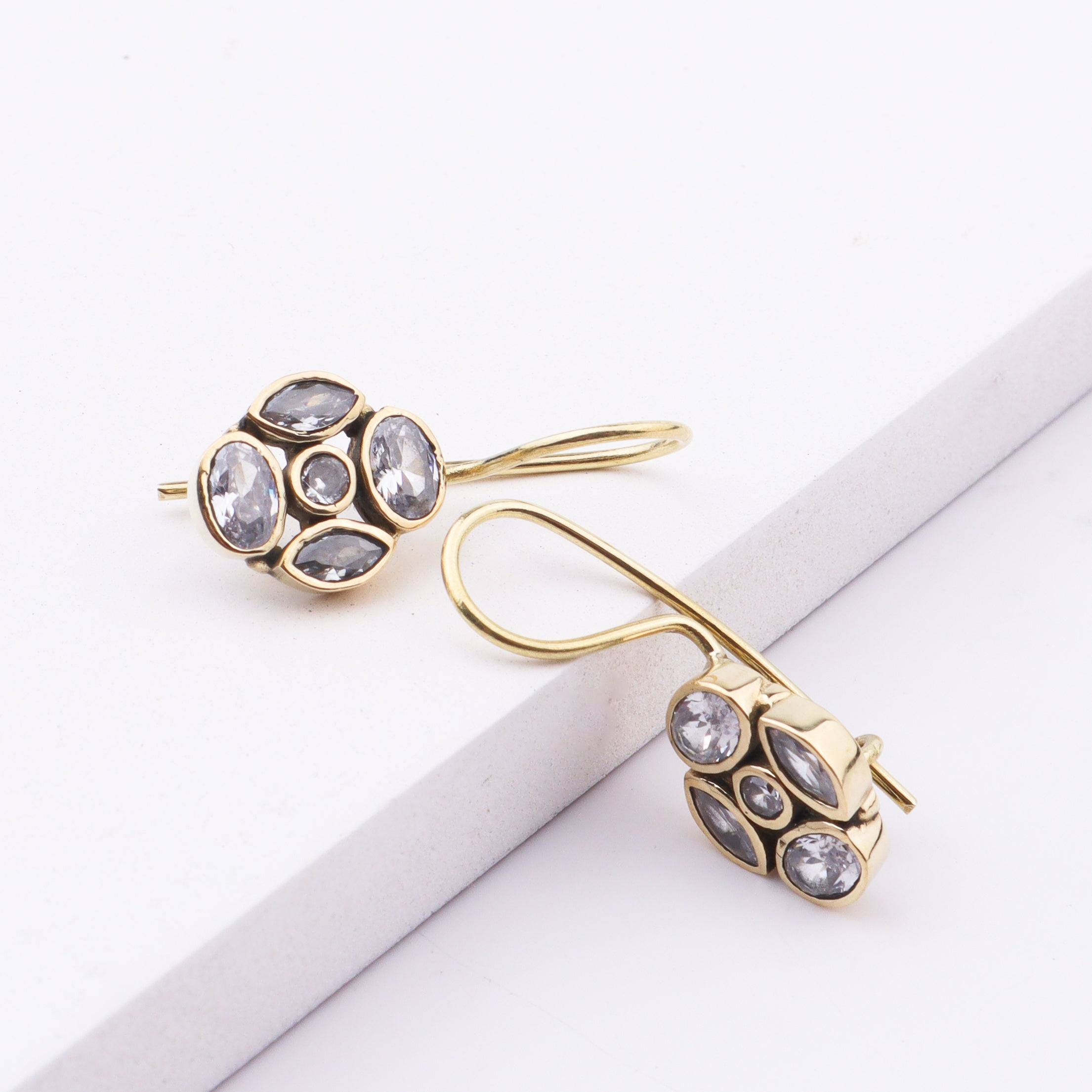 Brass Fashion Earrings