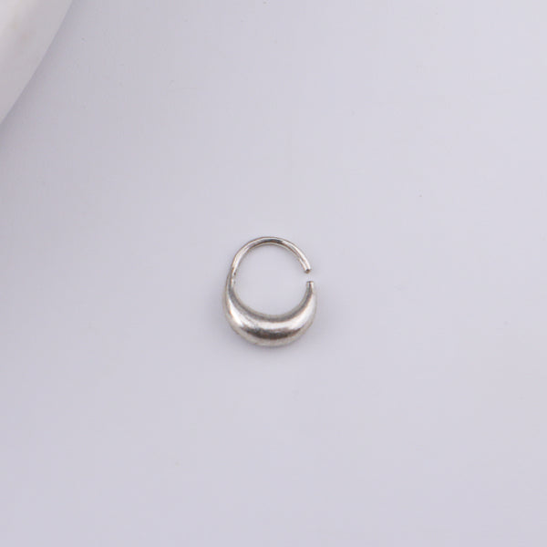 Silver Septum Nose Ring (Pierced)