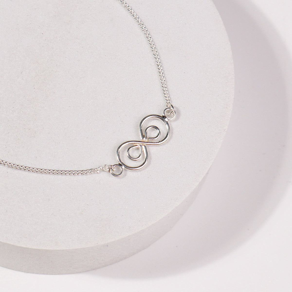 Infinity Round Wire Bracelet