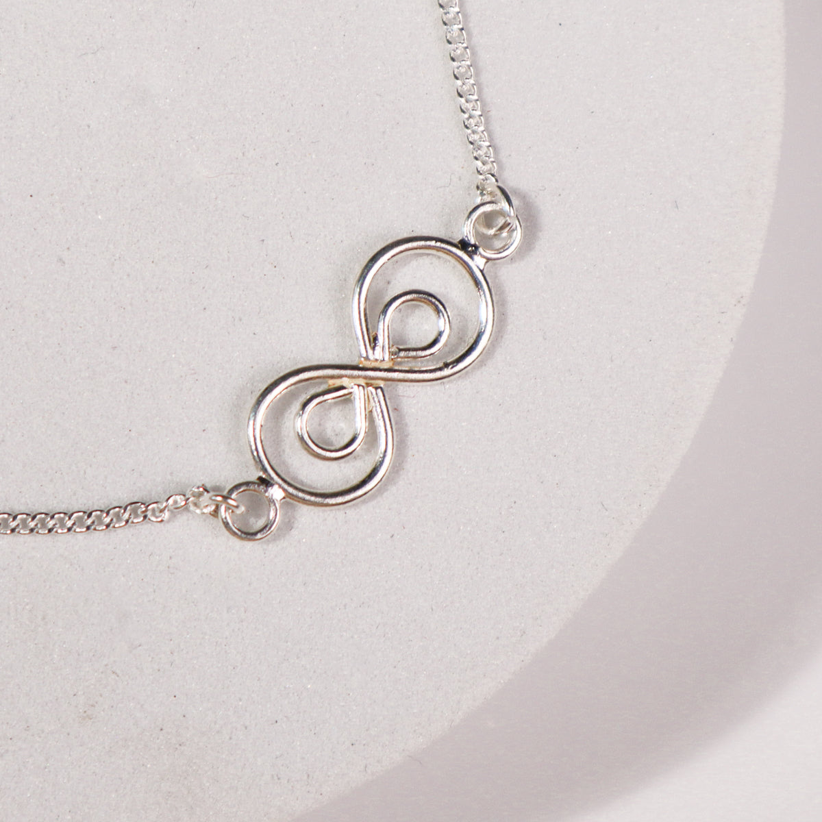 Infinity Round Wire Bracelet