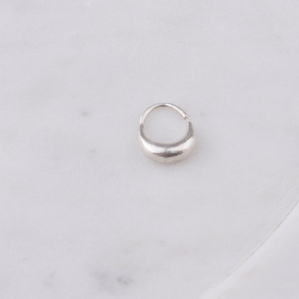 Silver Septum Nose Ring (Pierced)