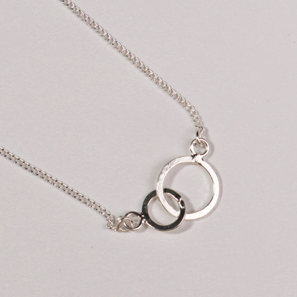 You & Me (Circle Flat Pendant) Necklace