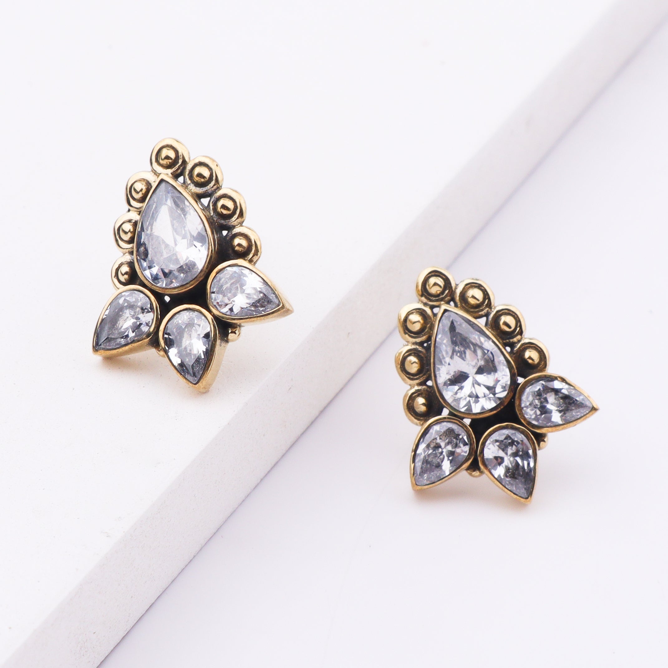 Brass Fashion Earrings