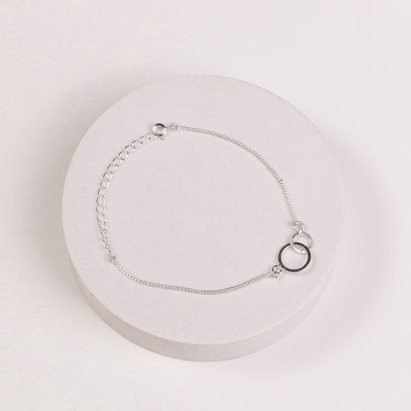 You & Me (Circle Flat) Bracelet