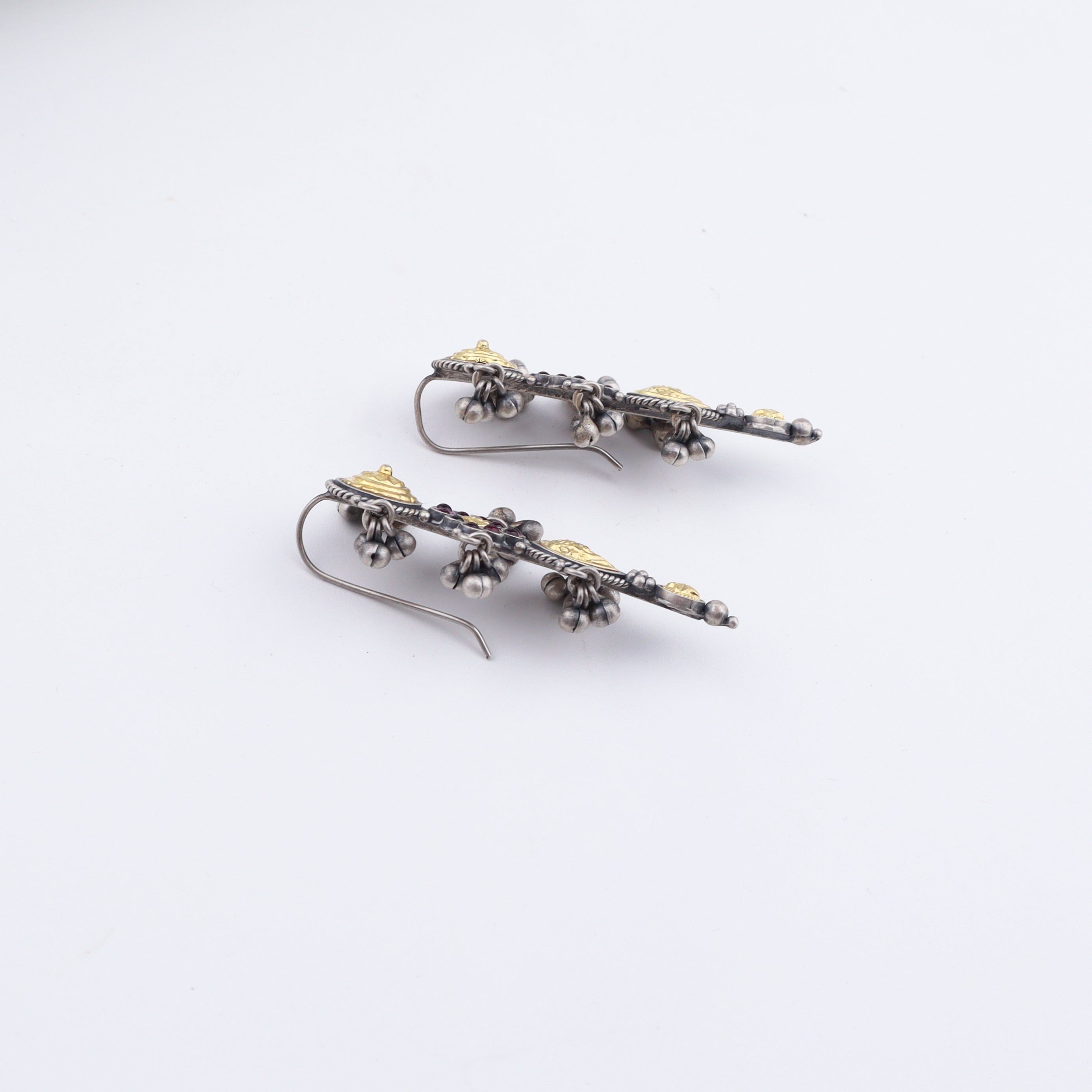 Silver Revival Rajasthani Pupat Earrings