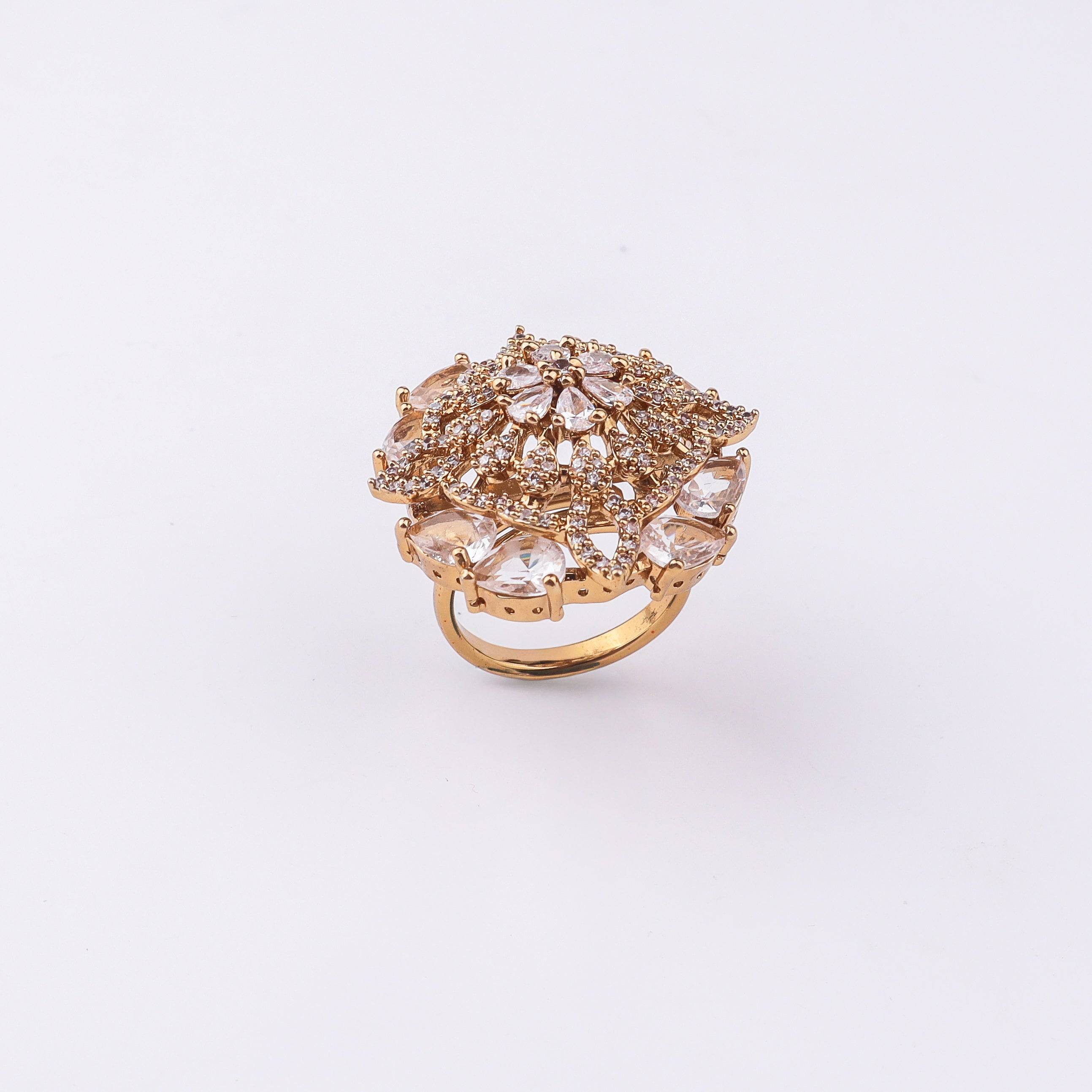 22K Gold Plated Fashion Ring