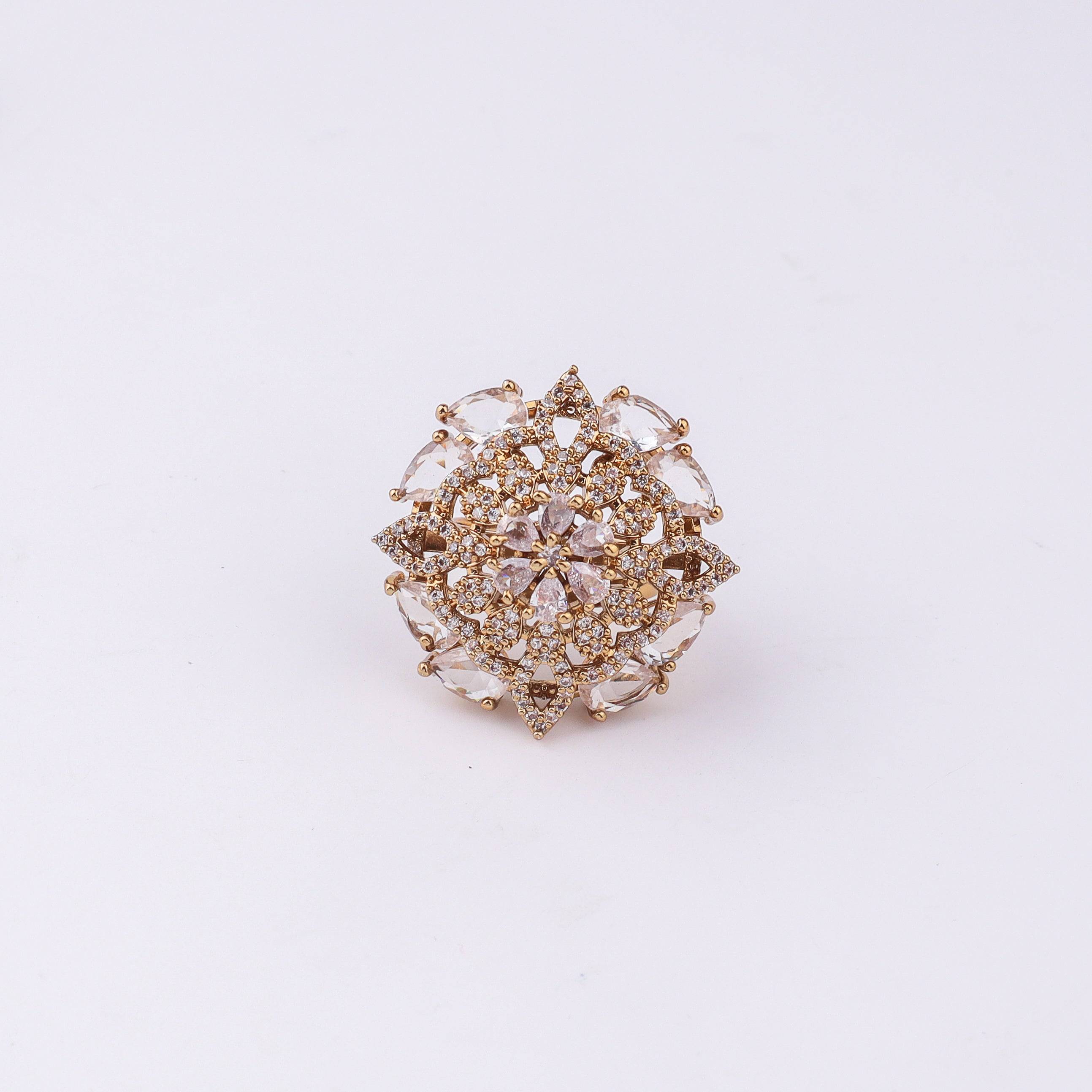 22K Gold Plated Fashion Ring