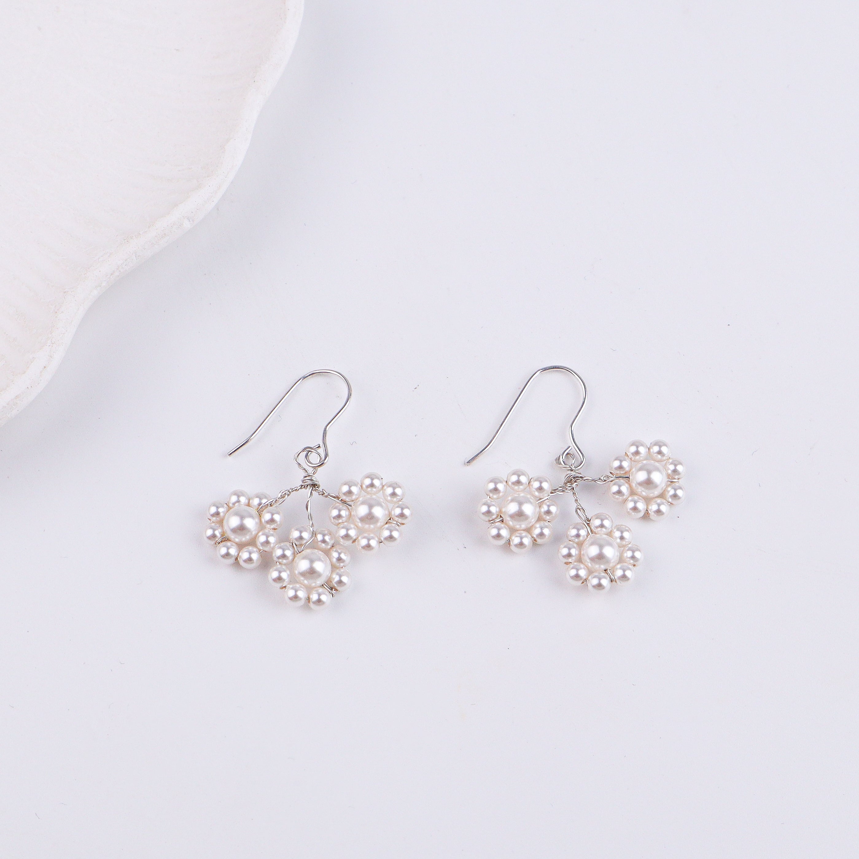 Pearl Cluster Earring