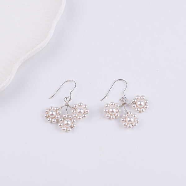 Pearl Cluster Earring