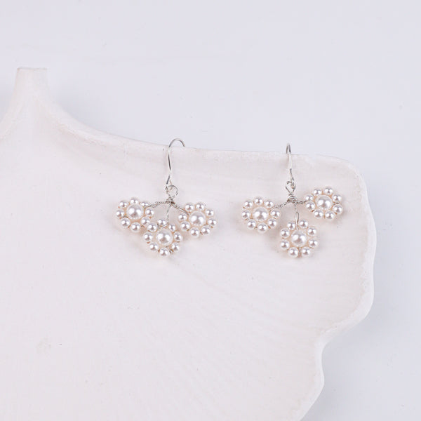Pearl Cluster Earring