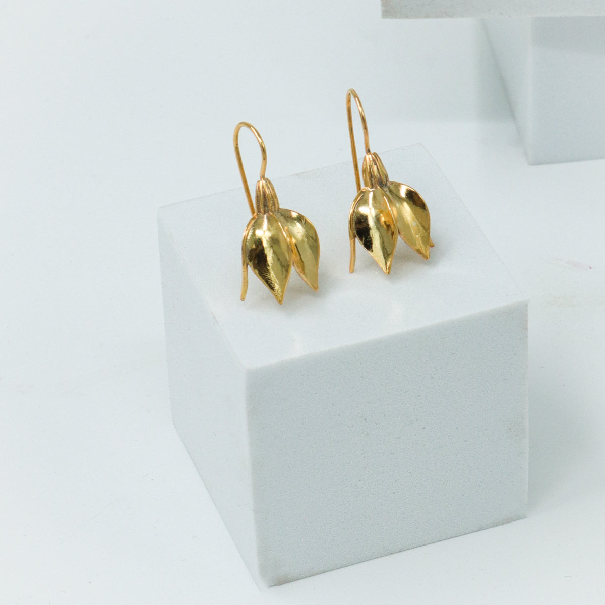 Summer Snowflake Earrings |  92.5 Silver | 22K Gold Plated