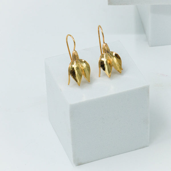 Summer Snowflake Earrings | 92.5 Silver | 22K Gold Plated