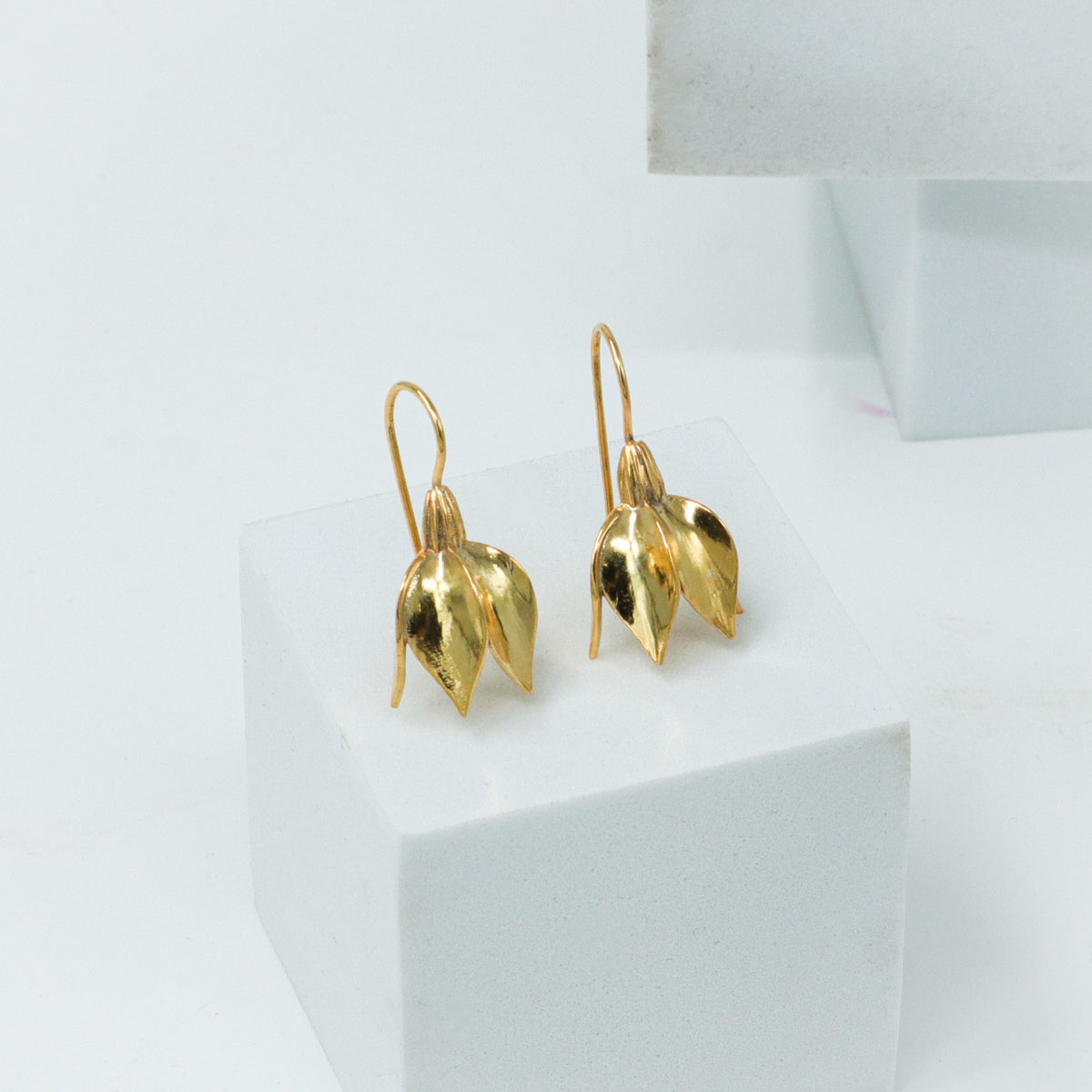 Summer Snowflake Earrings |  92.5 Silver | 22K Gold Plated