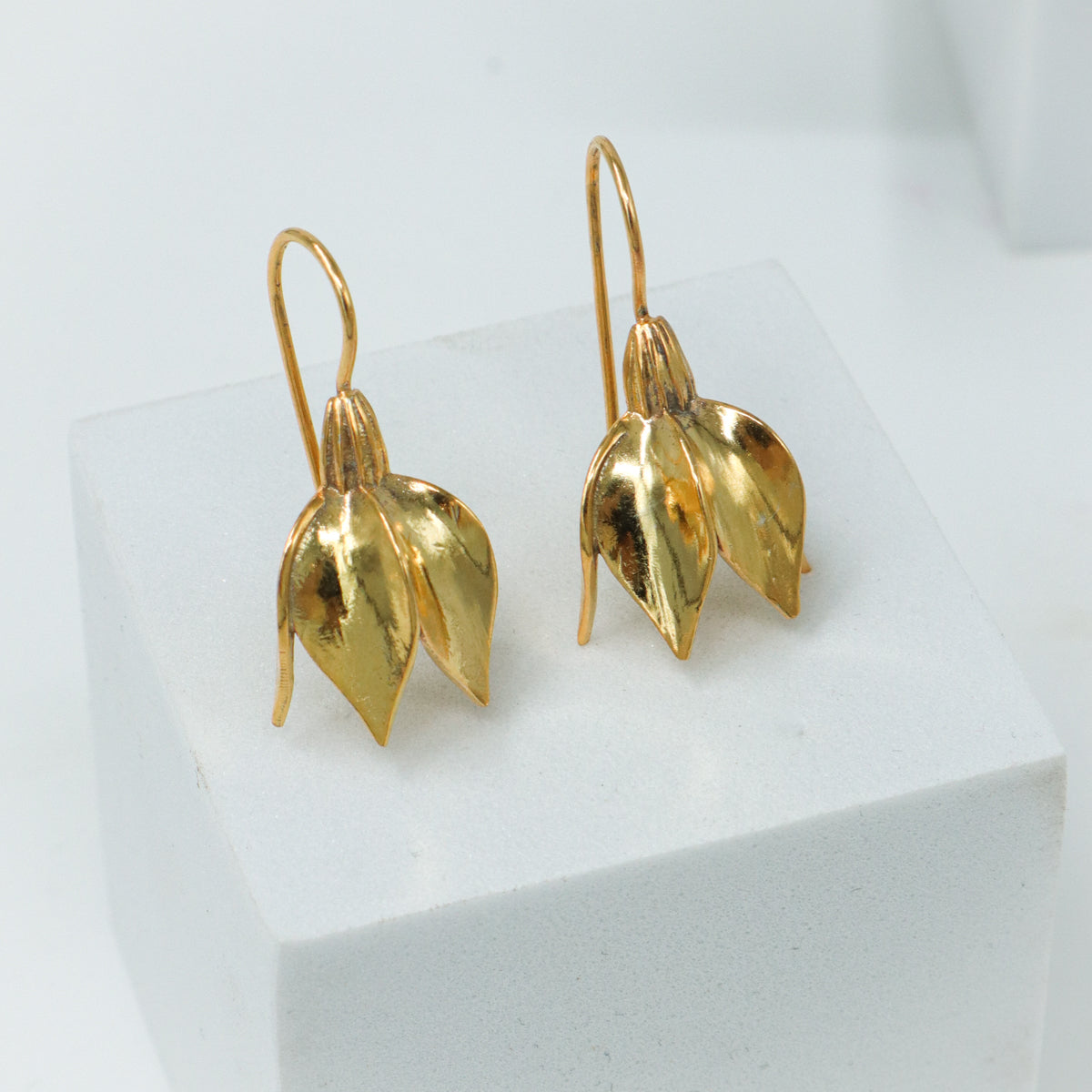 Summer Snowflake Earrings |  92.5 Silver | 22K Gold Plated