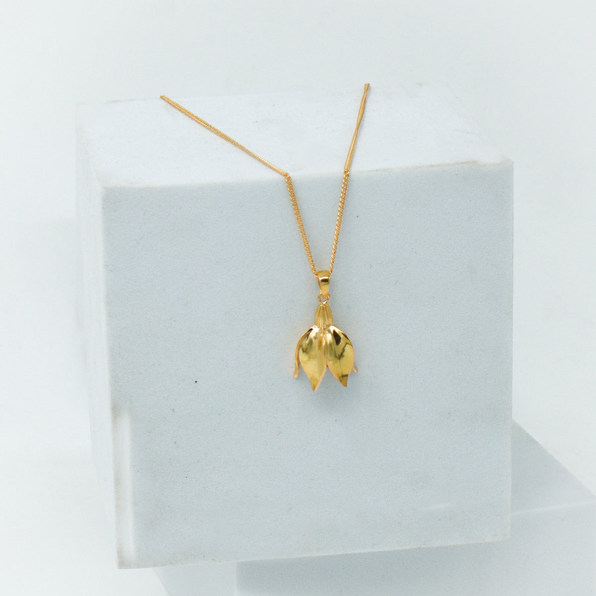 Summer Snowflake Silver Necklace |  92.5 Silver | 22K Gold Plated