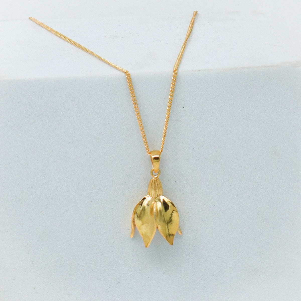 Summer Snowflake Silver Necklace |  92.5 Silver | 22K Gold Plated