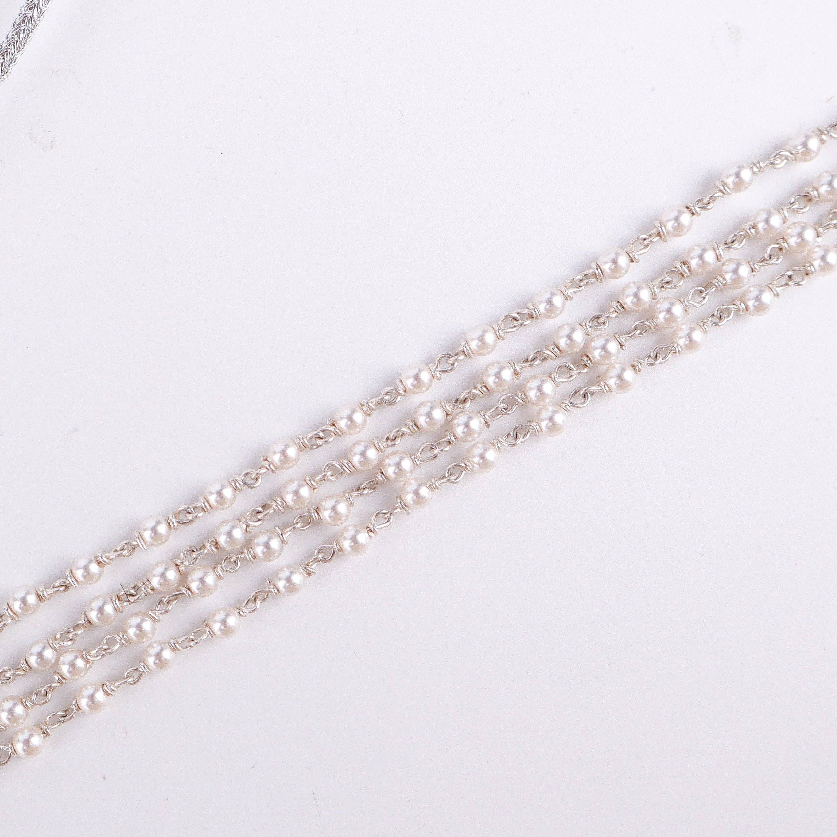 Pearl ganthan choker