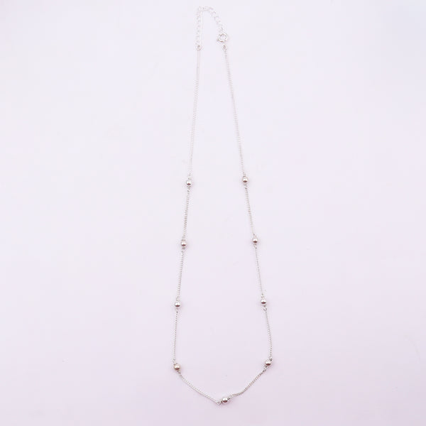 92.5 Sterling Silver Bead Chain