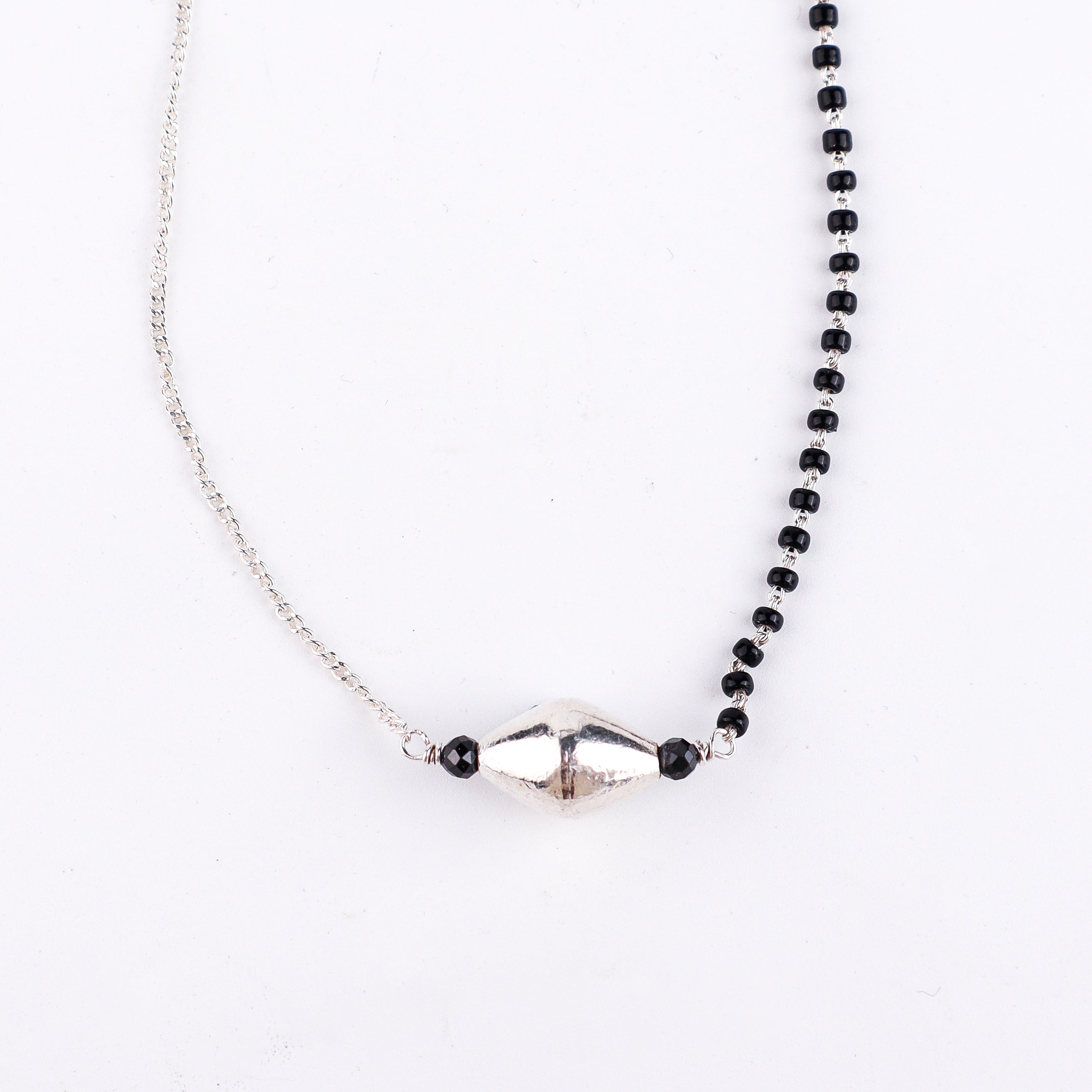 Half & Half : Dholki Bead Mangalsutra