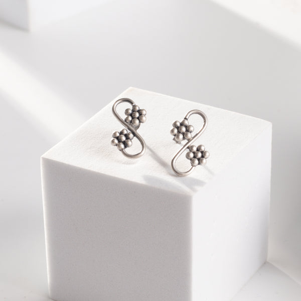 Silver Kudi Leher Earring