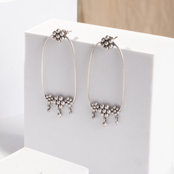 Kudi Chandbali | 925 silver earring | size : large