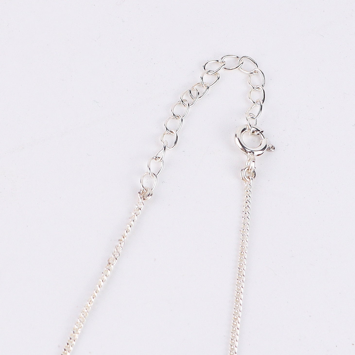 Y Necklace with Enamel Abstract Pendant