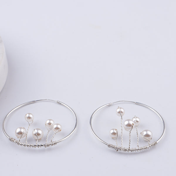 Pearl Hoops (Project Handmade)