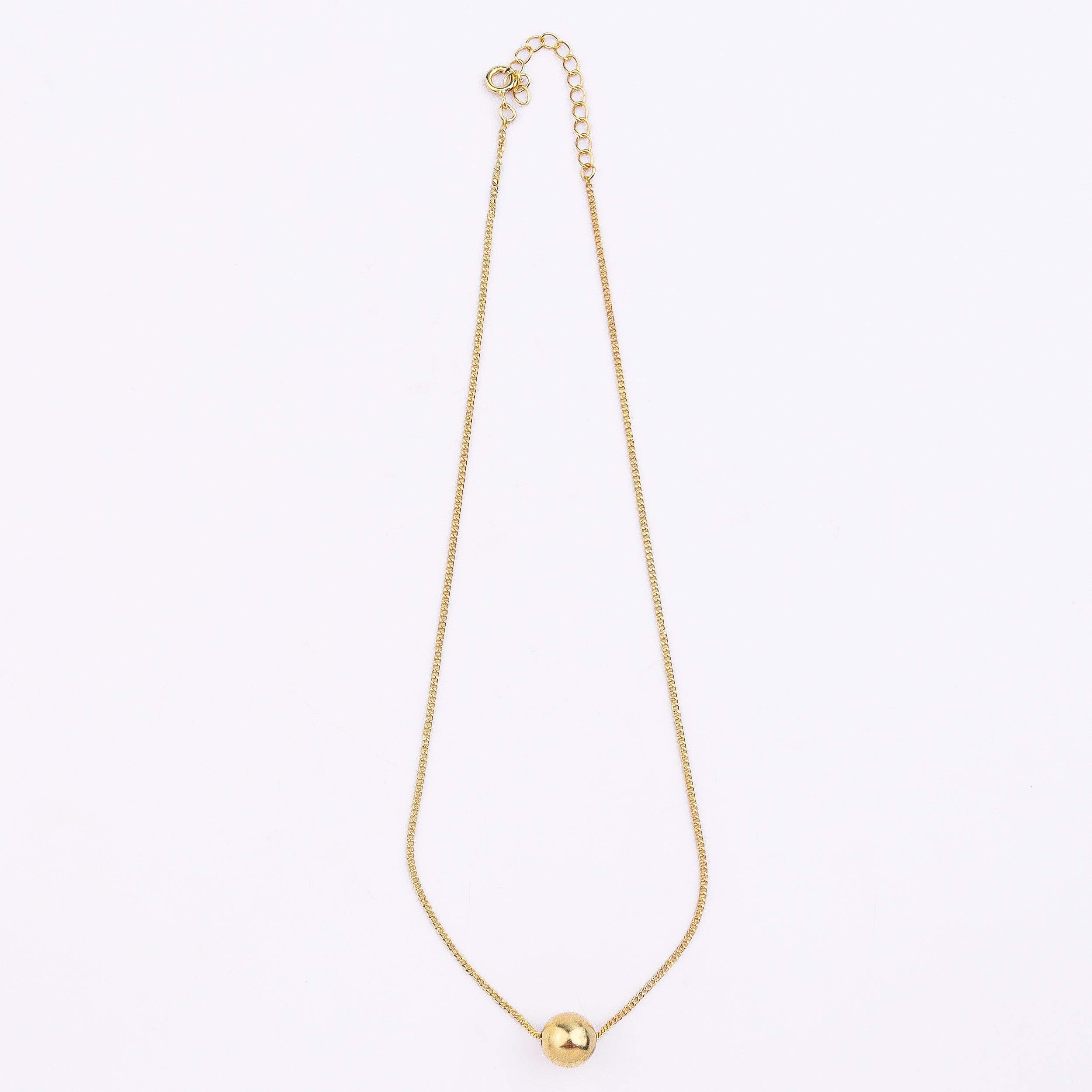 Gold chain jewelry close-up