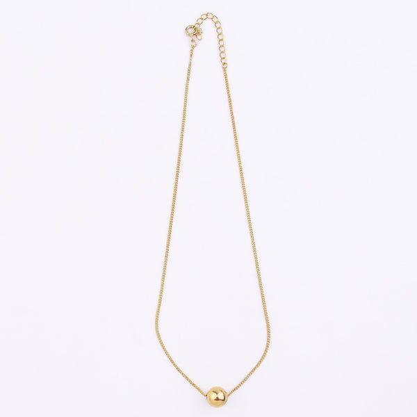 Gold chain jewelry close-up