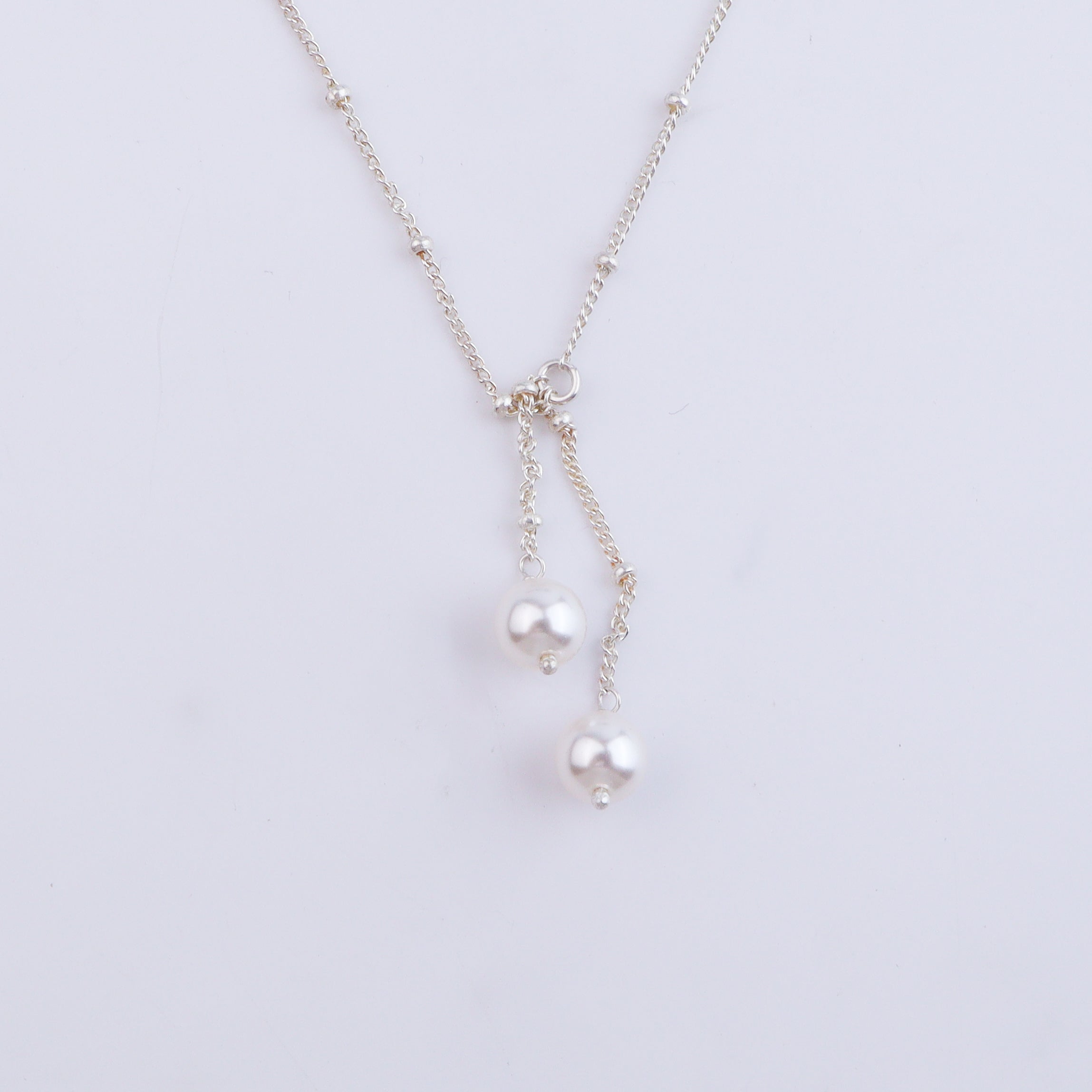 Two-Layer Multicolour Pearl Necklace