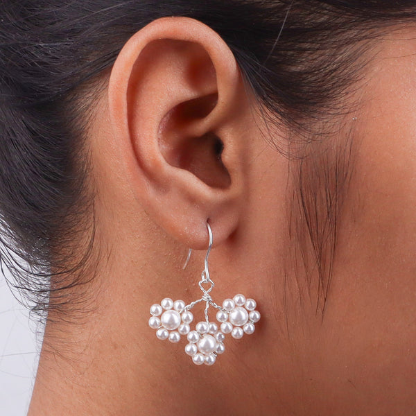 Pearl Cluster Earring