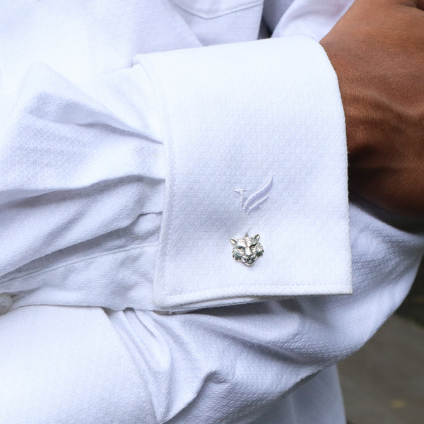 Silver Tiger Cufflinks