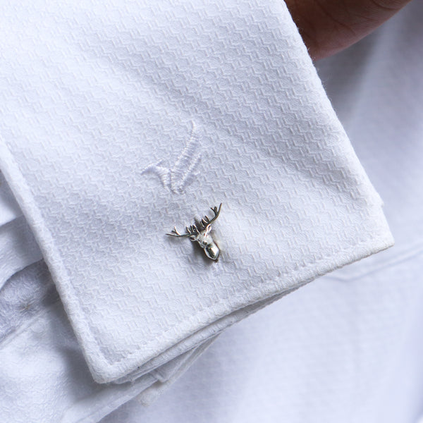 Silver Deer Cufflinks