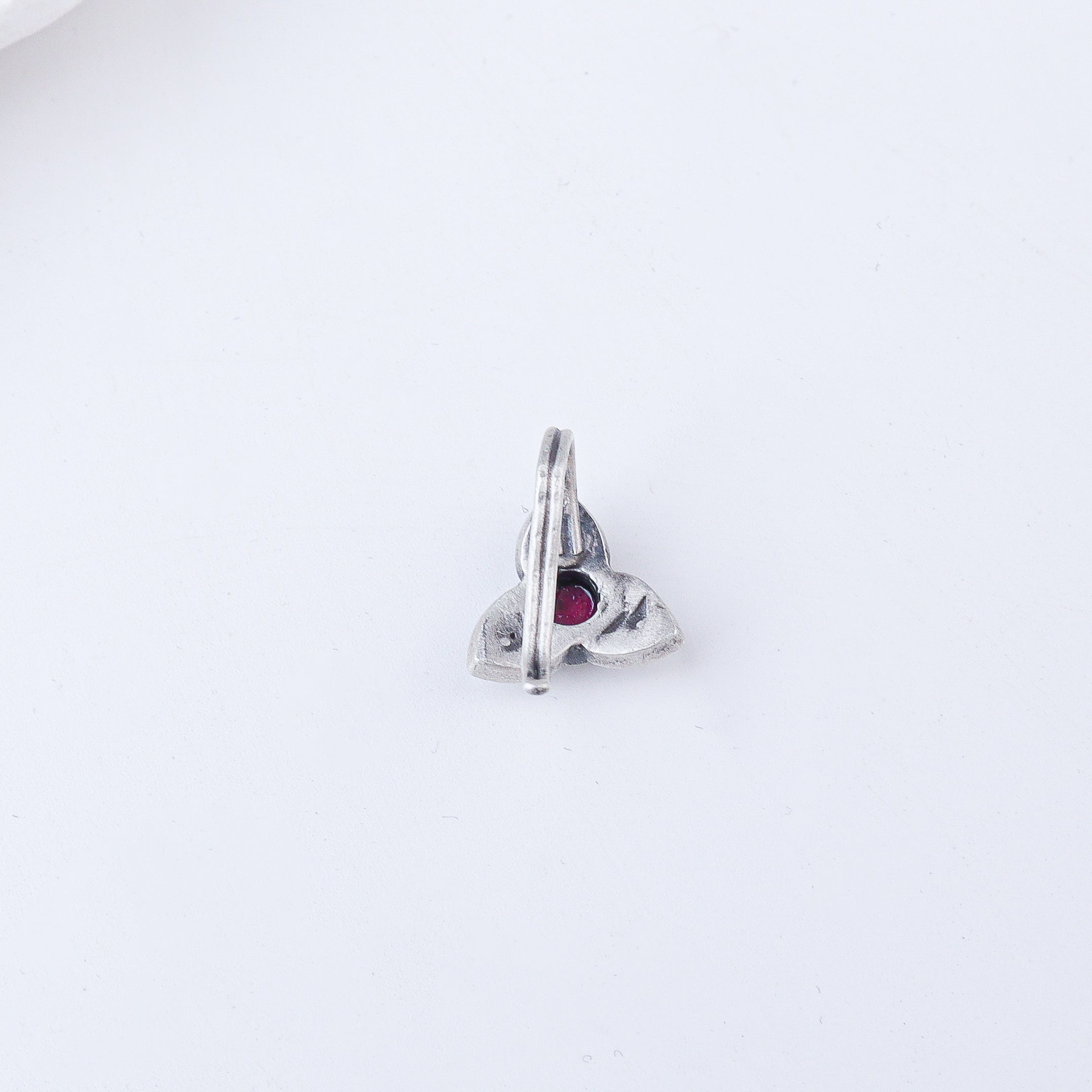 Petal Oxidized Silver Earcuff (Single)