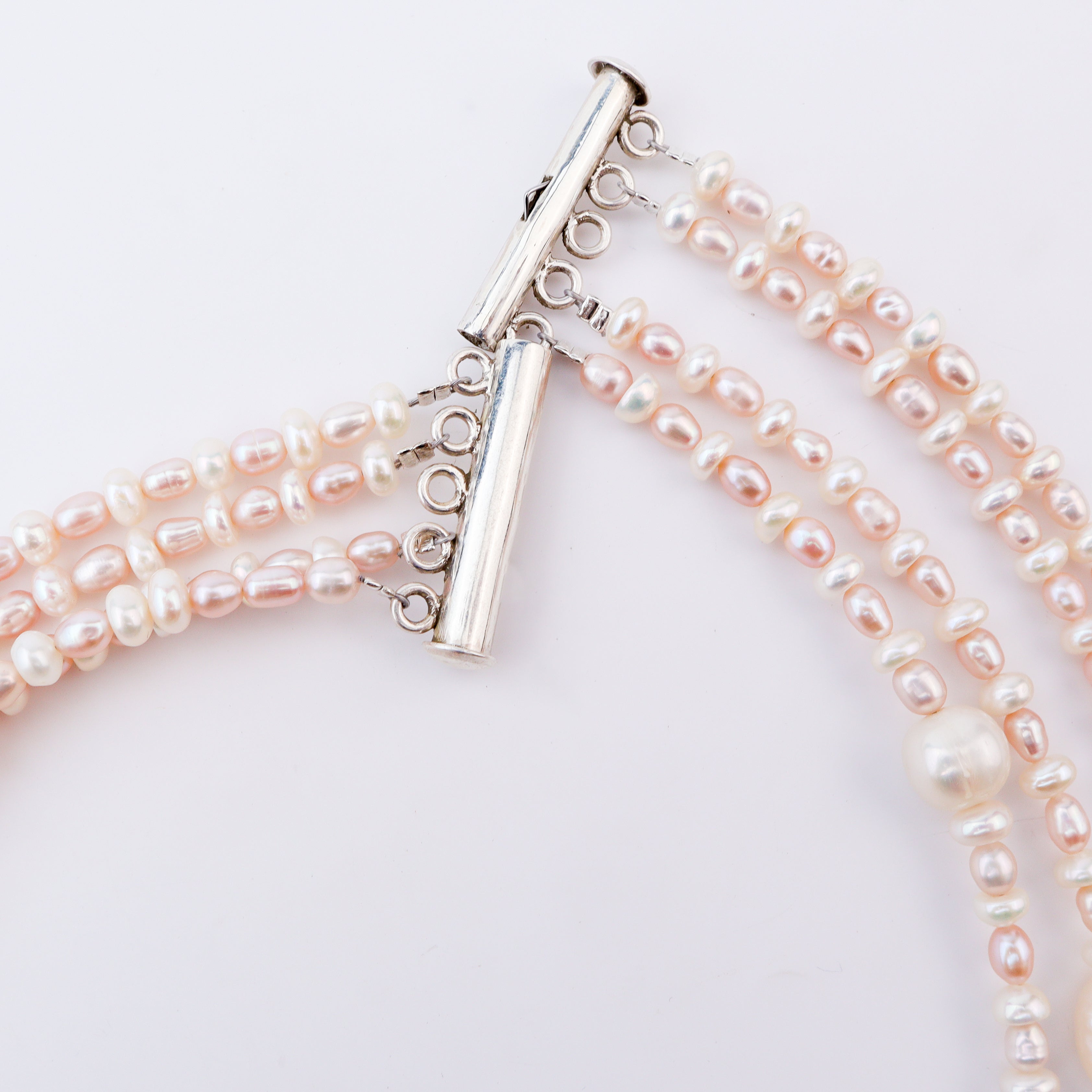 Aadyaa Luxe Pearl Veil Necklace