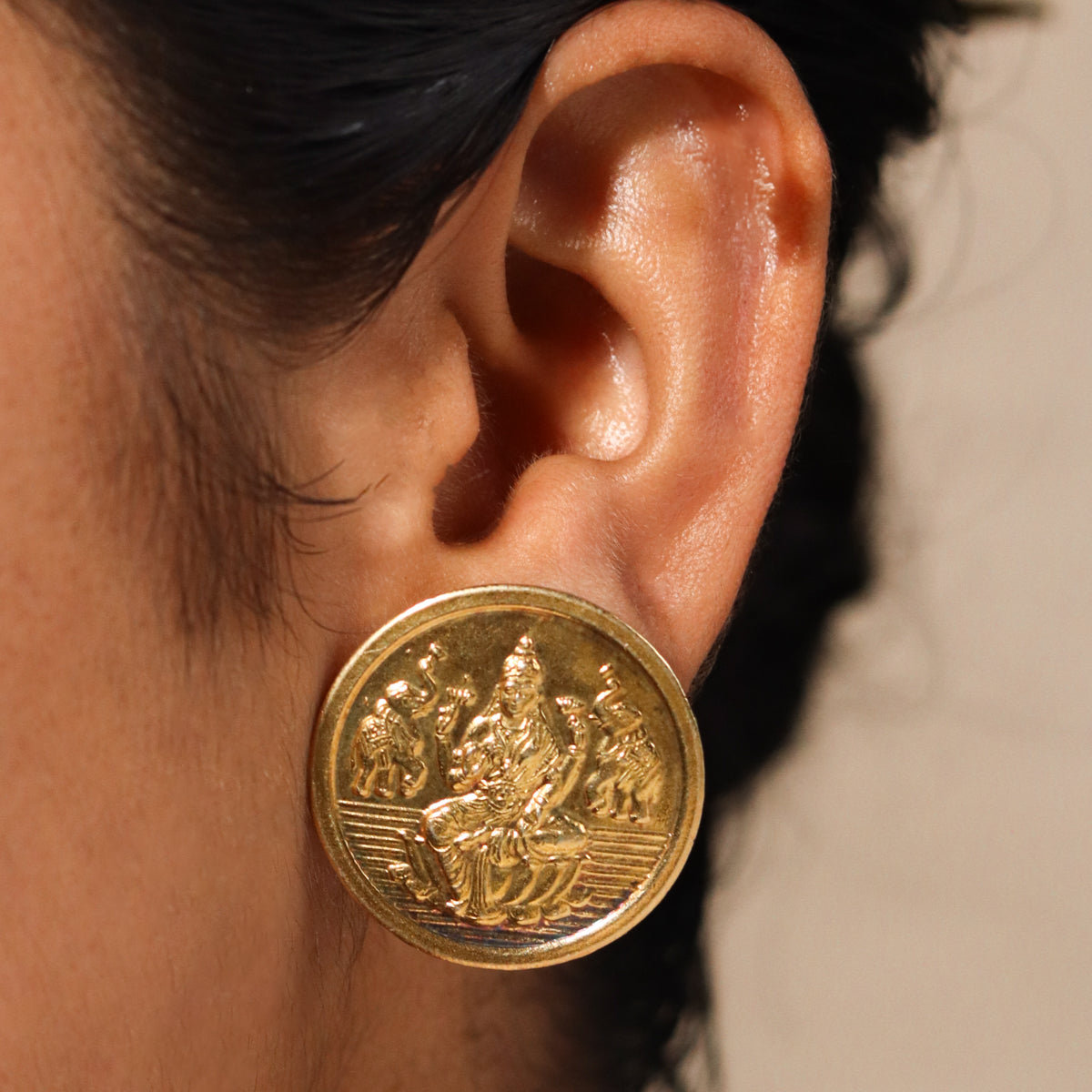 Silver Putali Earrings (Gold Plated)
