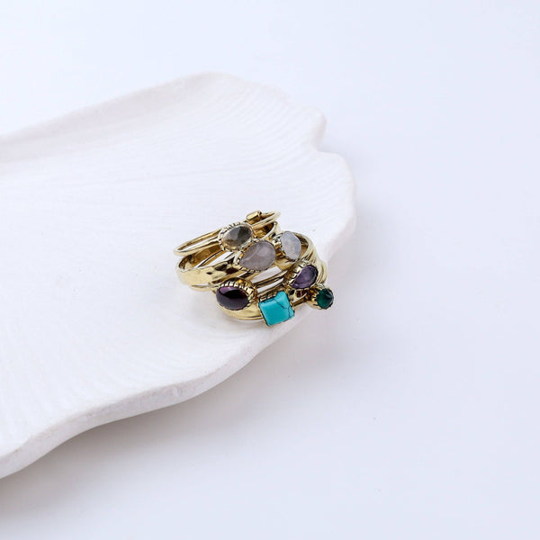Brass Fashion Ring showcasing the brass material, detailed craftsmanship, and smooth polished finish