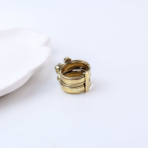 Brass Fashion Ring
