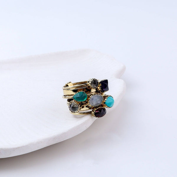Close-up of Brass Fashion Ring showcasing intricate detailing, unique design, and fine craftsmanship