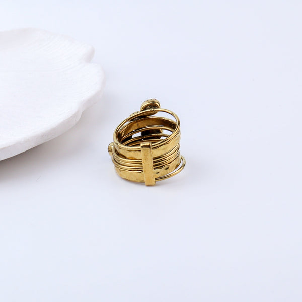 Brass Fashion Ring