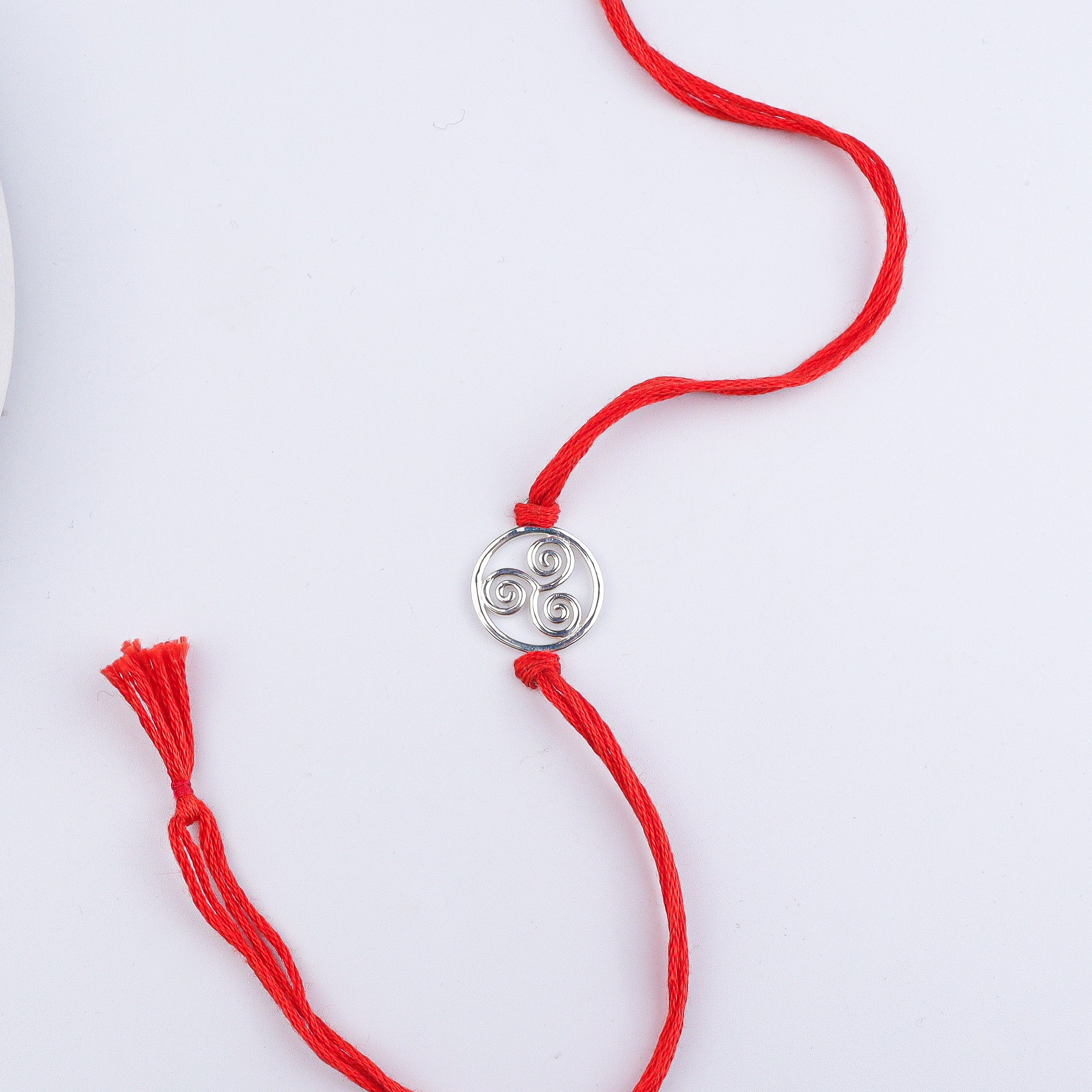 Triskel Silver Rakhi