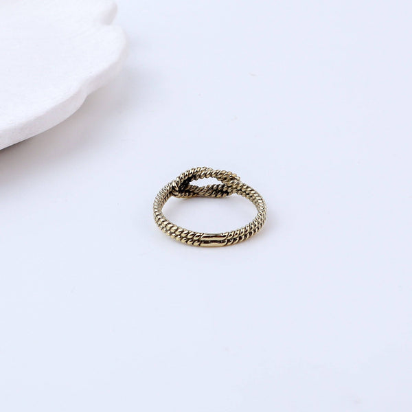 Brass Fashion Ring showcasing the brass material, detailed craftsmanship, and smooth polished finish